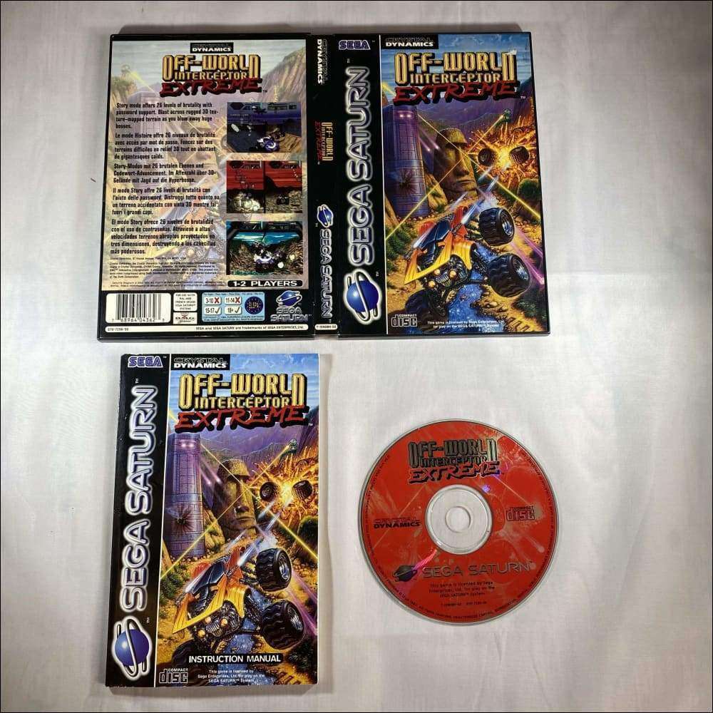 Buy Off world interceptor extreme Sega saturn game complete -@ 8BitBeyond Buy Off world interceptor extreme Sega saturn game complete -@ 8BitBeyond